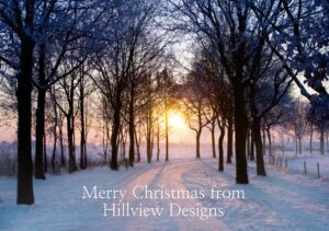 Winter Sunset Front Personalised