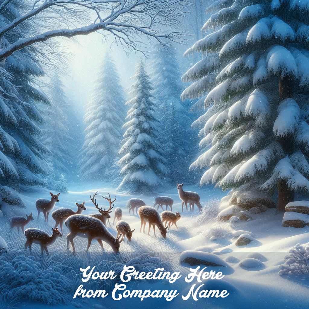 Peaceful Forest Front Personalised