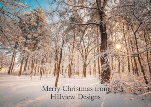 Snowy Winter Front Personalised