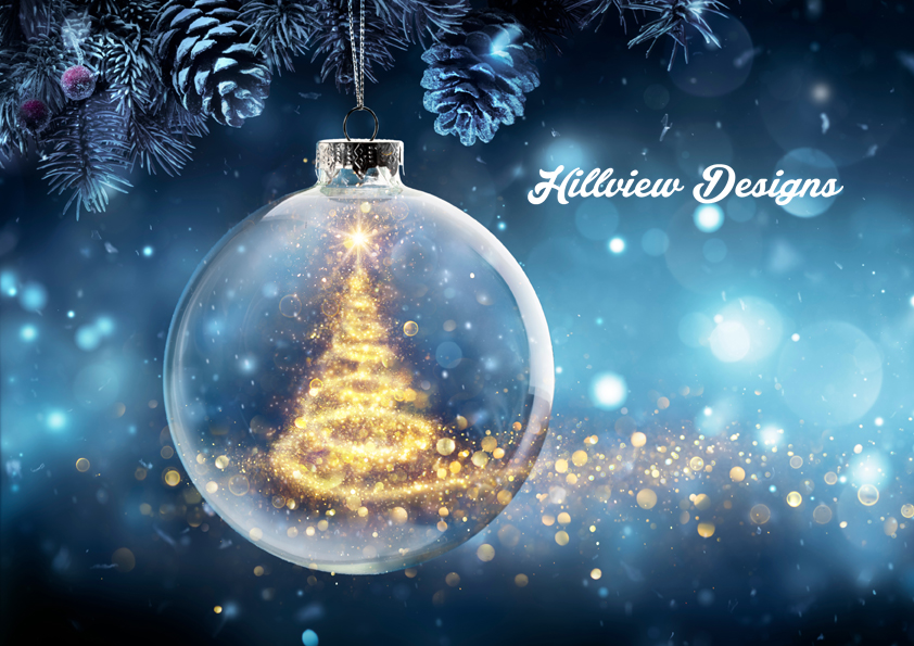 magical bauble front personalised