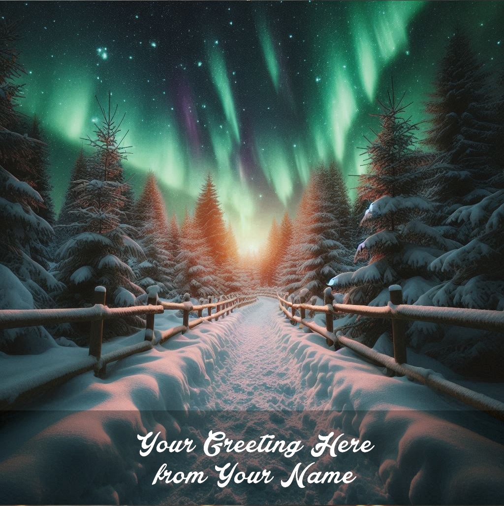 peaceful pathway front personalised